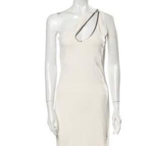 haney one shoulder dress